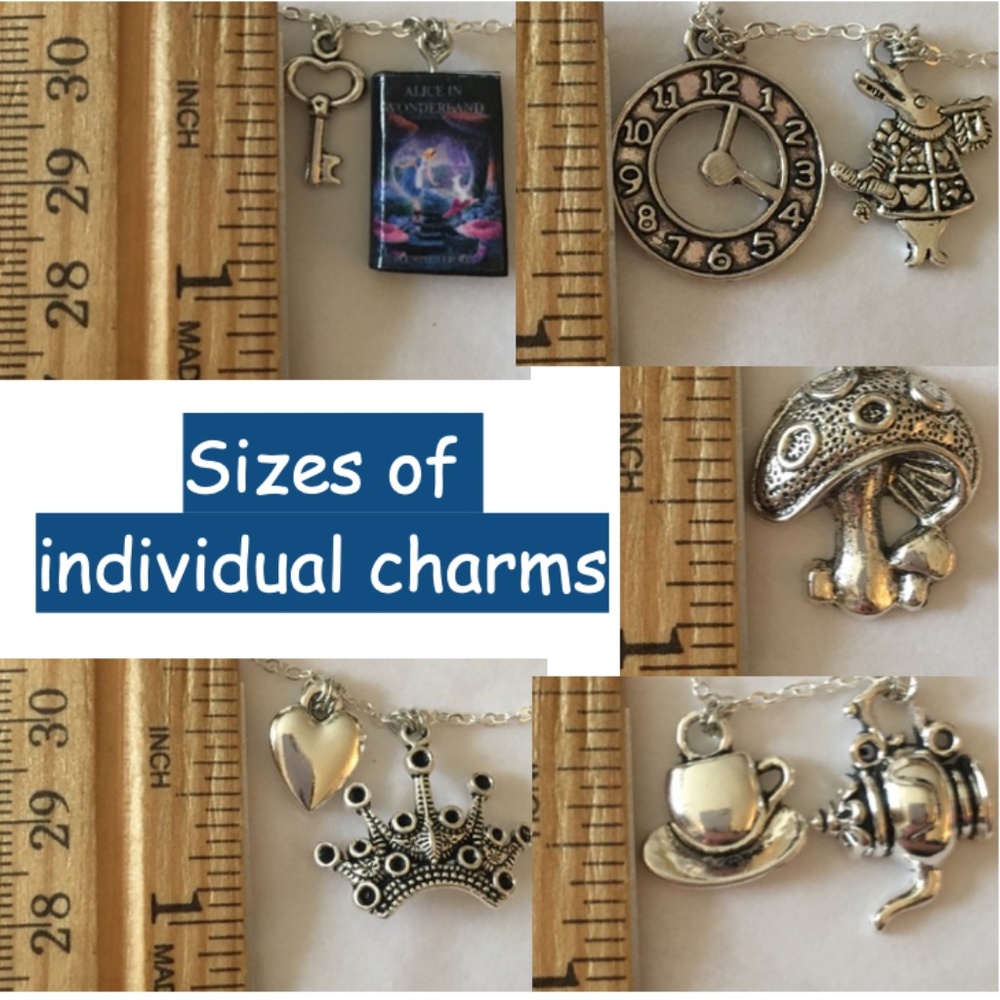 Alice in Wonderland by Lewis Carroll Handmade Literature Necklace, Book Cover - Picture 14 of 16